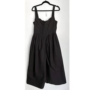 Rhode Lolita Black Midi Dress Size 10‎ NWT